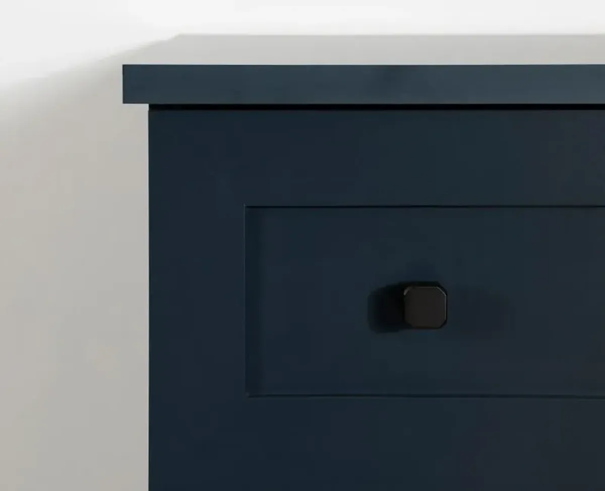 Hazen Navy Blue Chest of Drawers