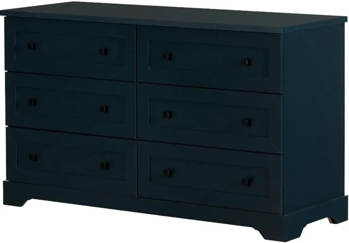 Hazen Navy Blue Dresser