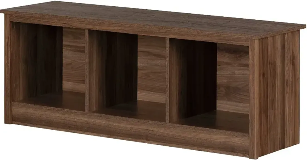 Toza Natural Walnut Storage Bench