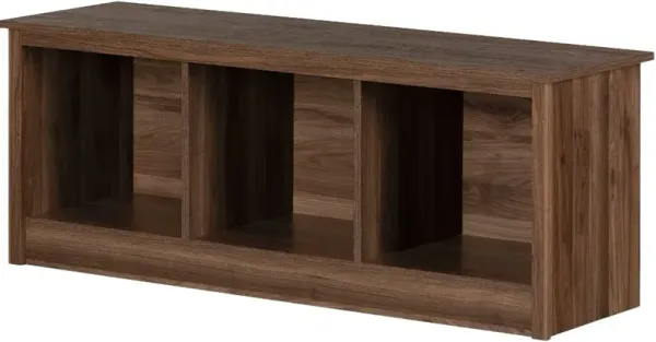 Toza Natural Walnut Storage Bench