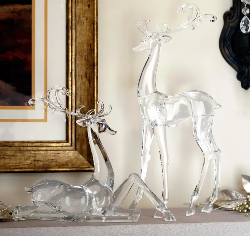 Assorted Acrylic Deer Figurines