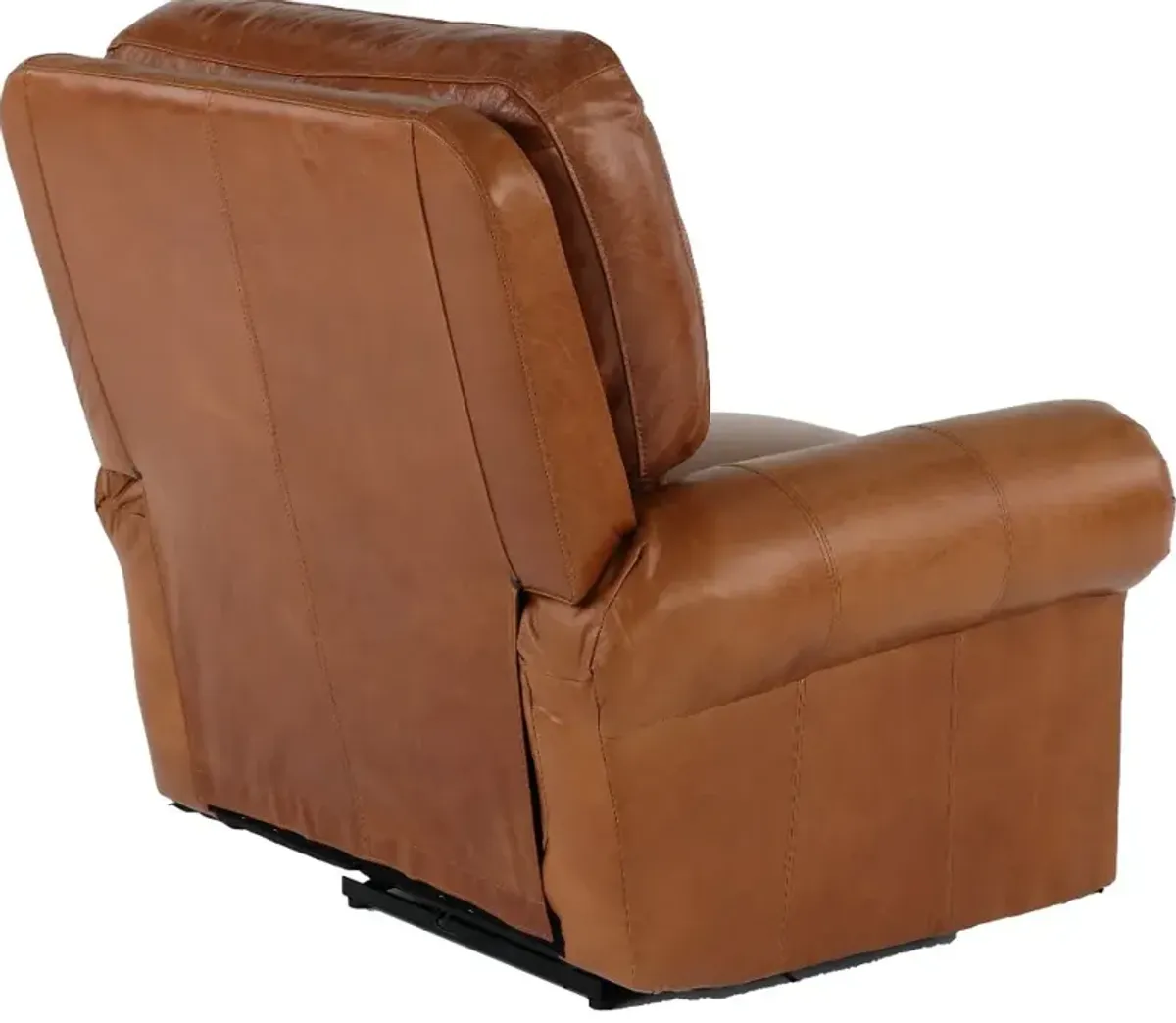 Tahoe Saddle Brown Leather Power Recliner