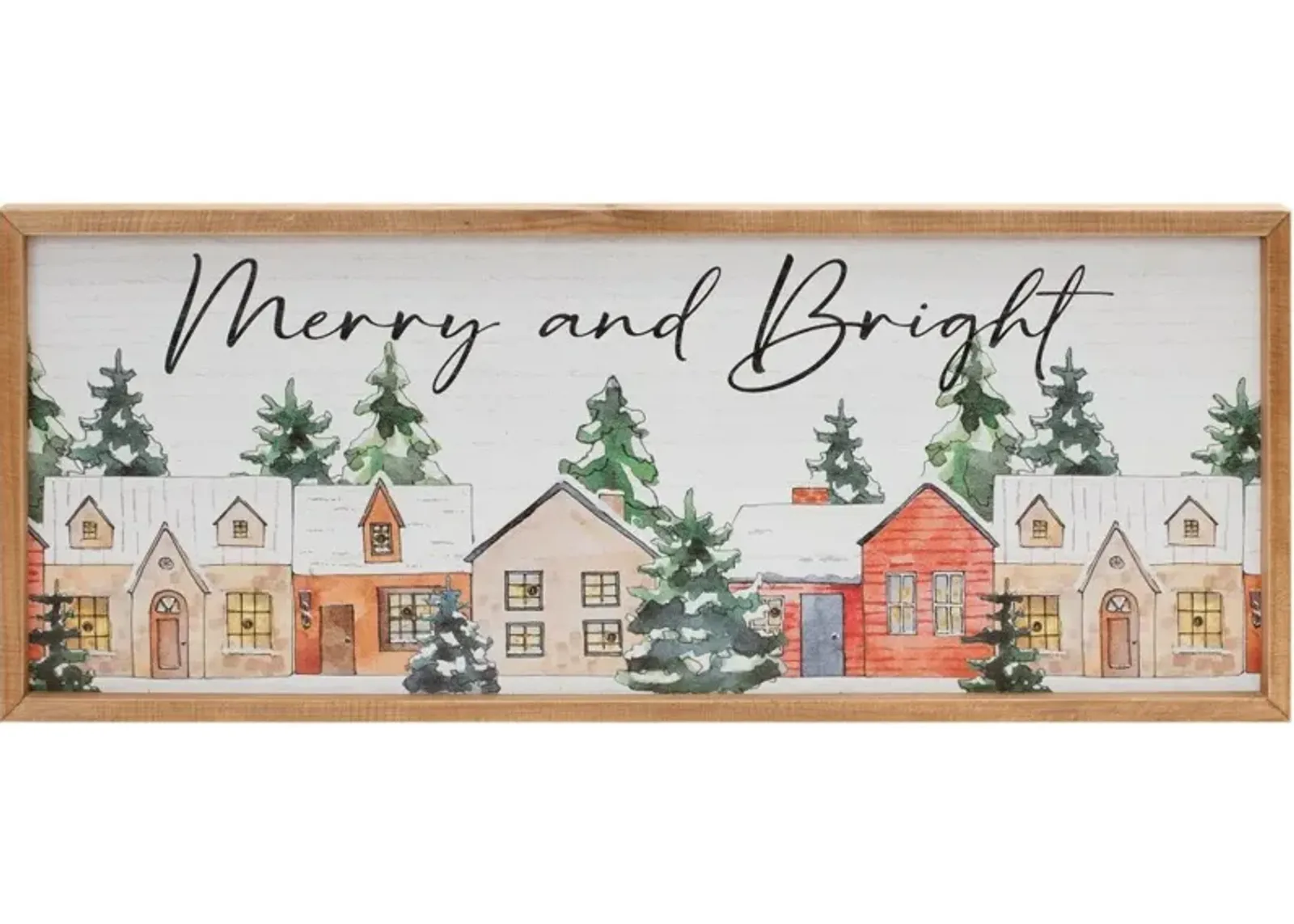 9.5 Inch Merry and Bright Sign