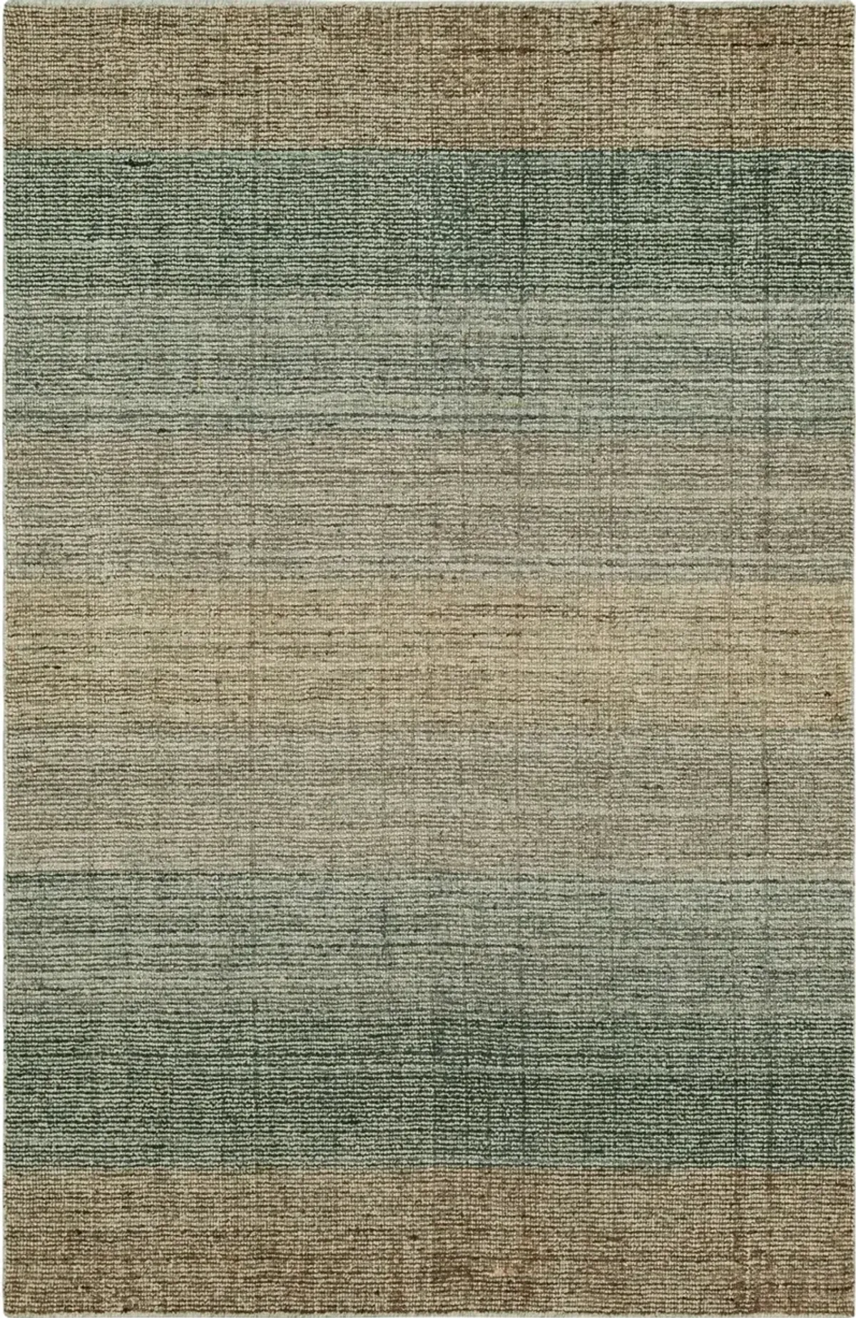 Wabi Sabi 8 x 10 Natural Teal Area Rug