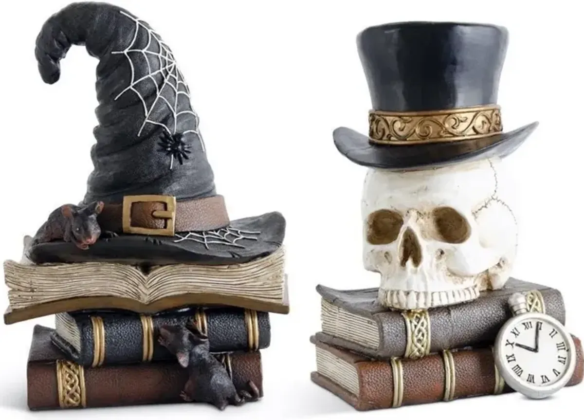 Assorted Halloween Stacked Books