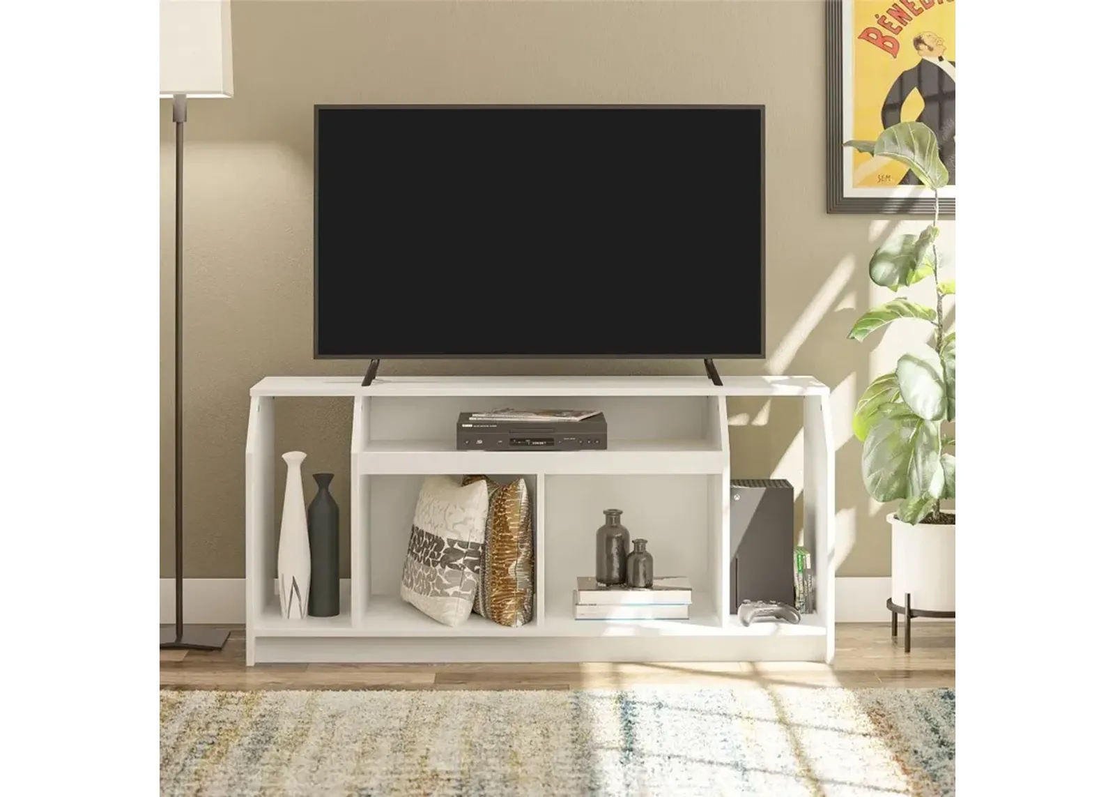 The Loft 47" White TV Stand