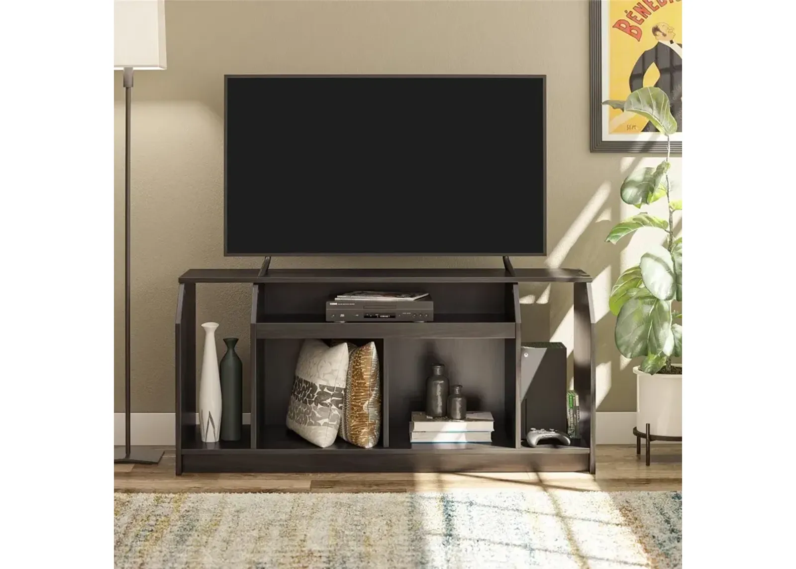 The Loft 47" Black Oak TV Stand