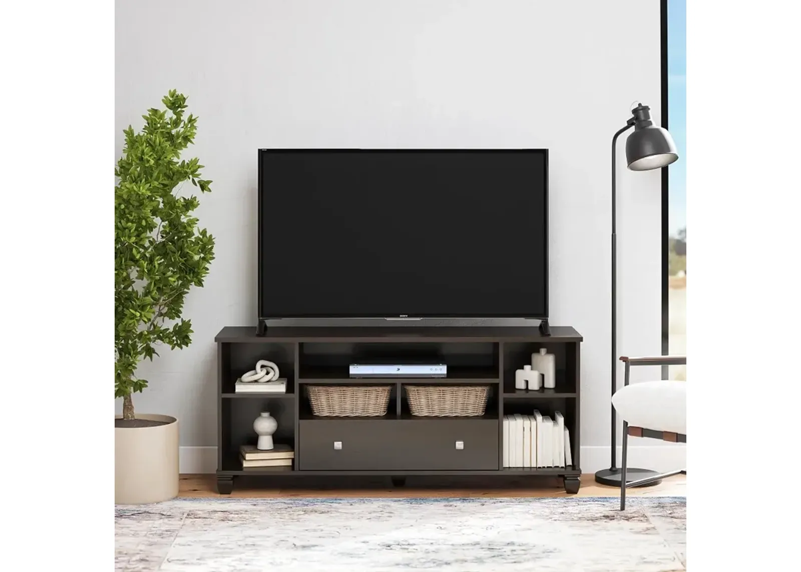 Brett 57" Espresso TV Stand