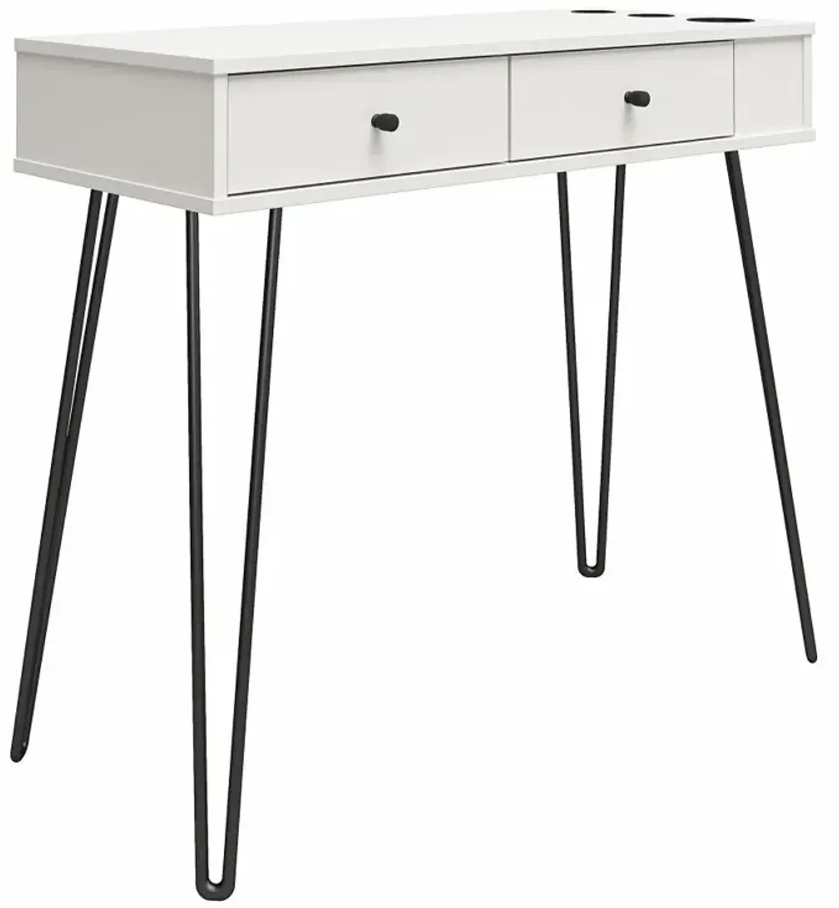 Kimberly White Vanity with Drawers