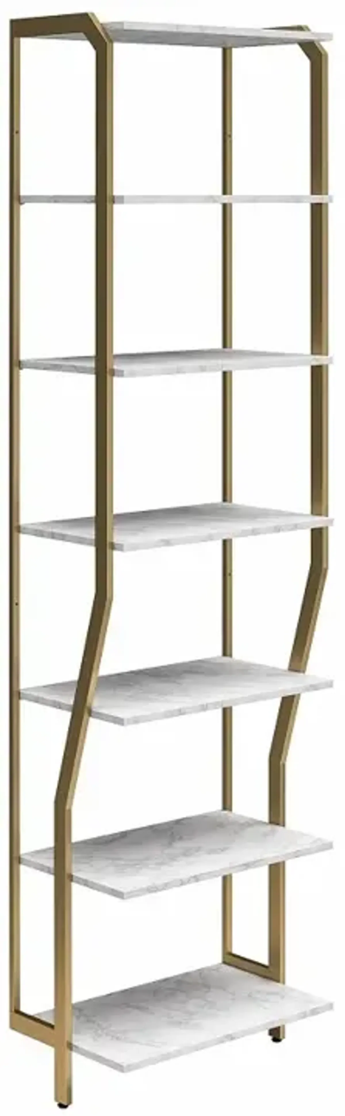 Gwyneth White Marble Closet Shelves