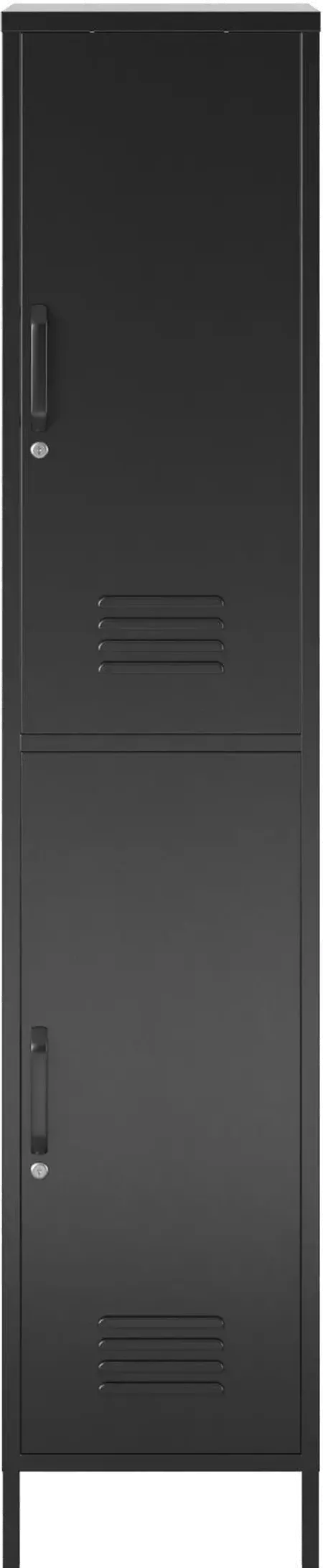 Mission Black 2-Door Locker Storage Cabinet