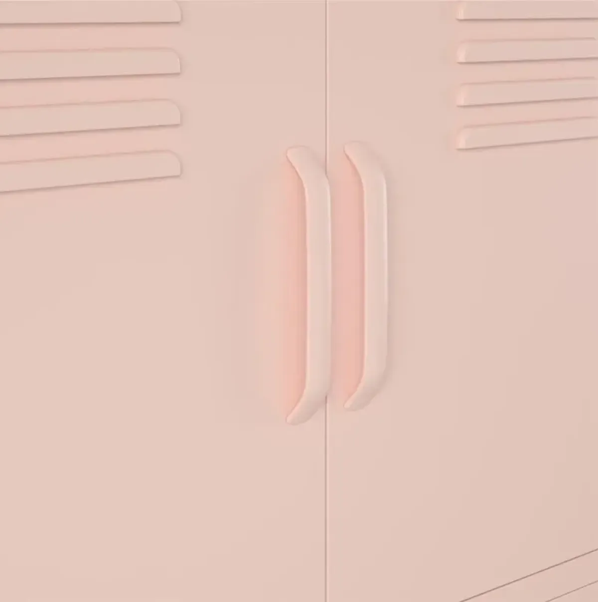 Mission Pale Pink 4-Door Locker Storage Cabinet