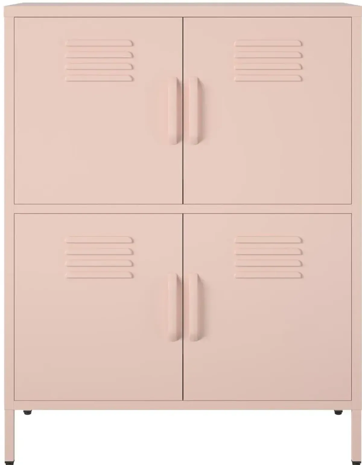 Mission Pale Pink 4-Door Locker Storage Cabinet