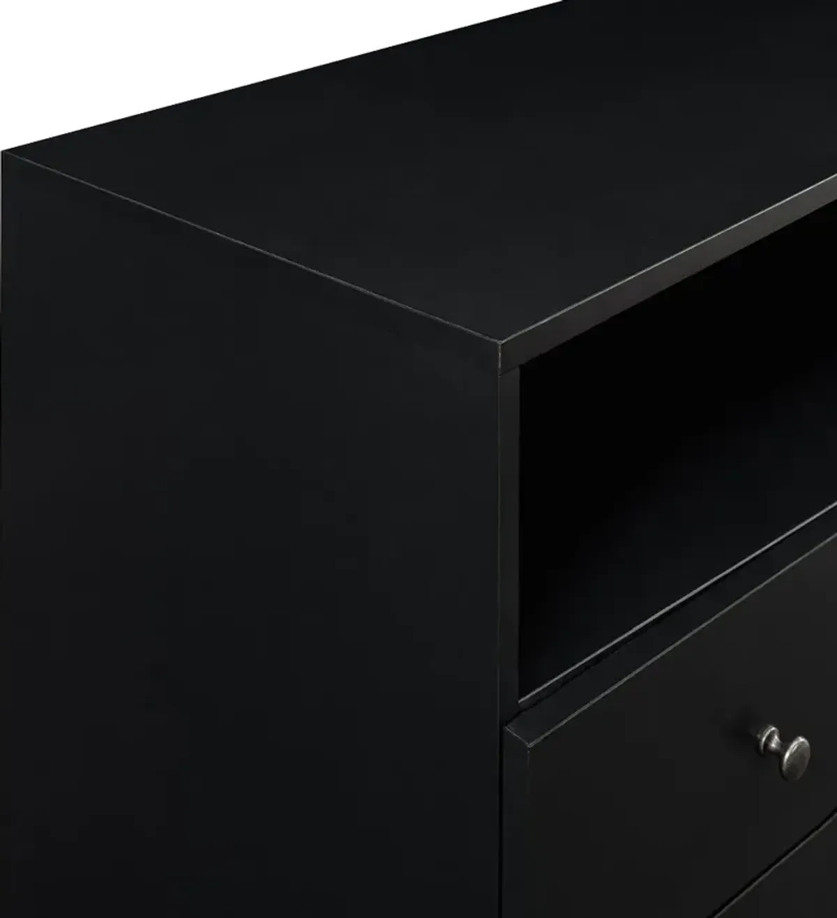 Asher Black Storage Sideboard