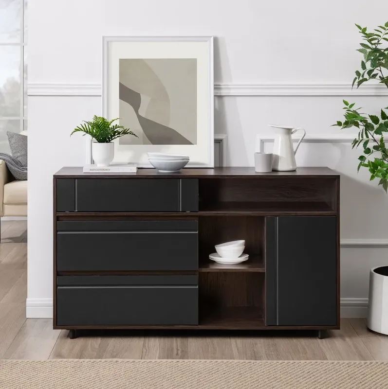 Beckett 52" Dark Espresso Sideboard