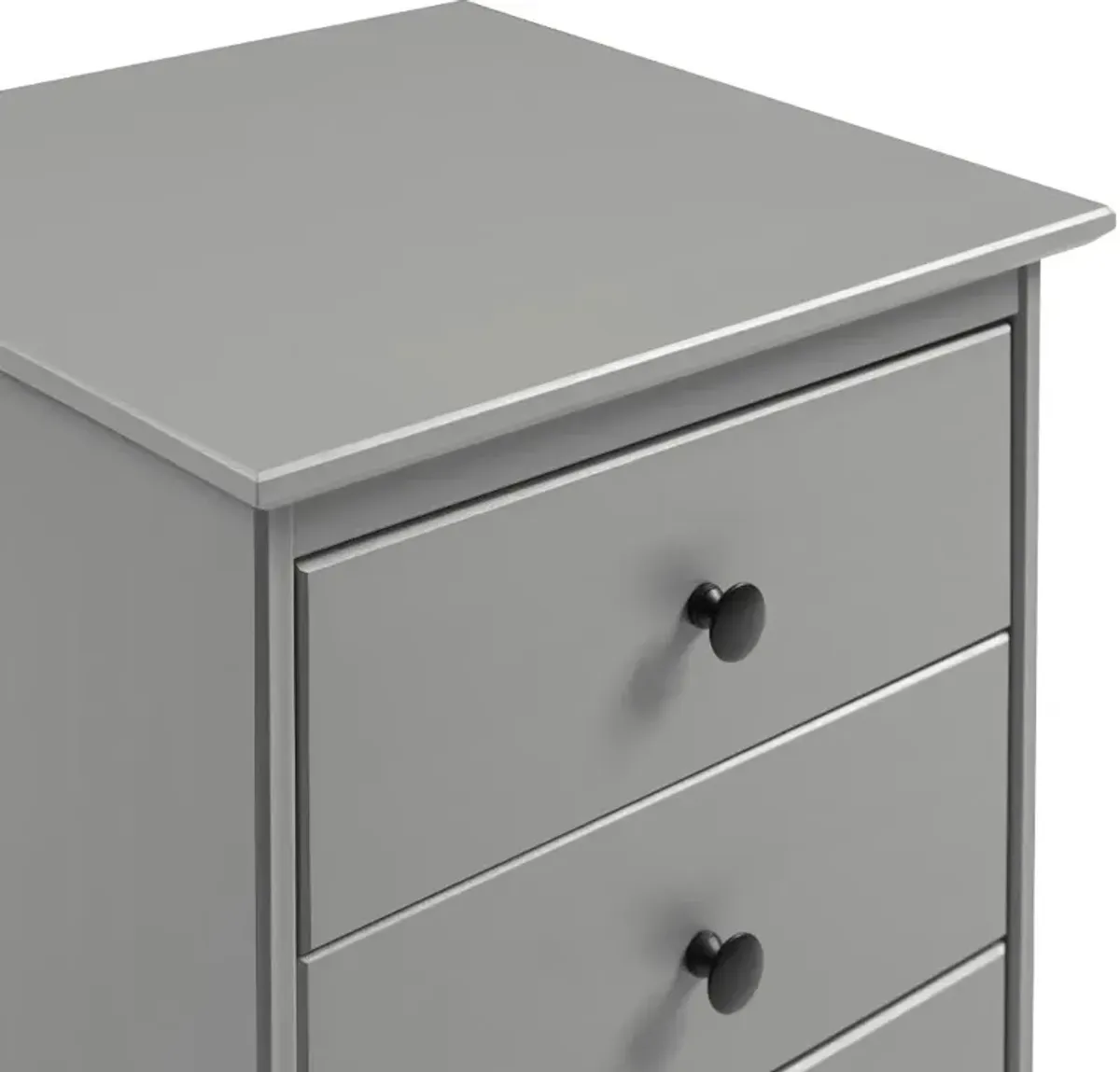 Spencer Gray 3-Drawer Nightstand