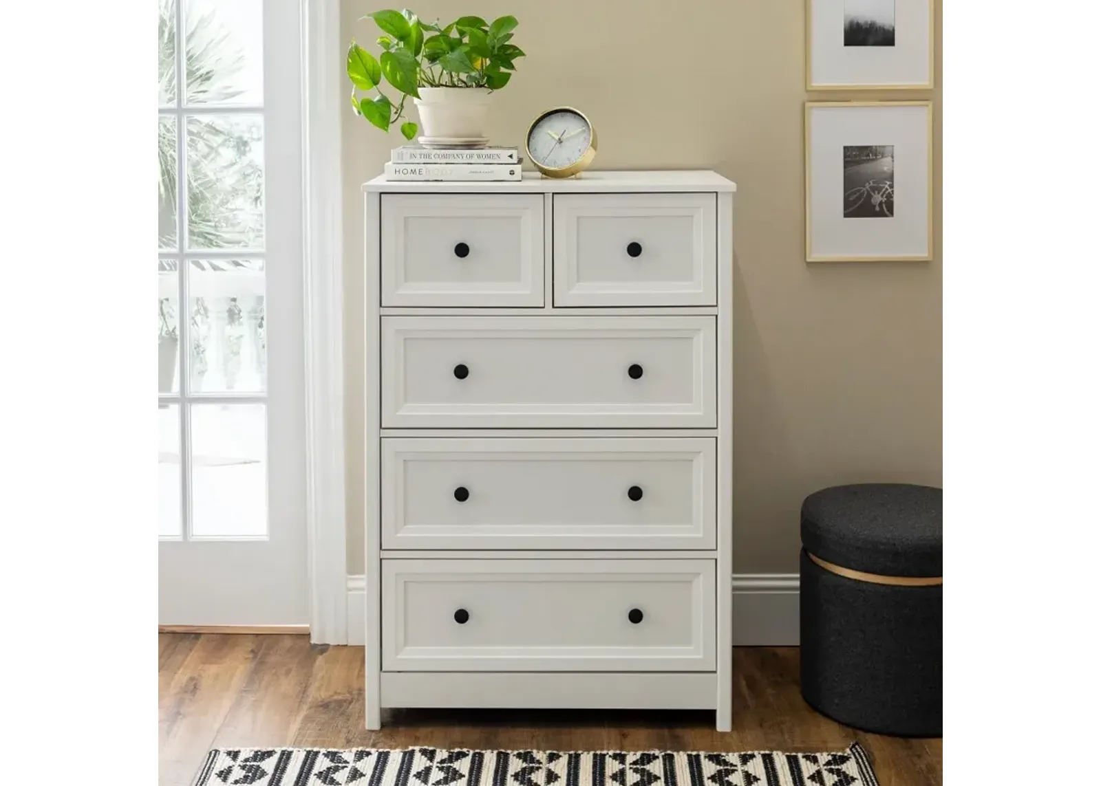 Oakland White Chest of Drawers