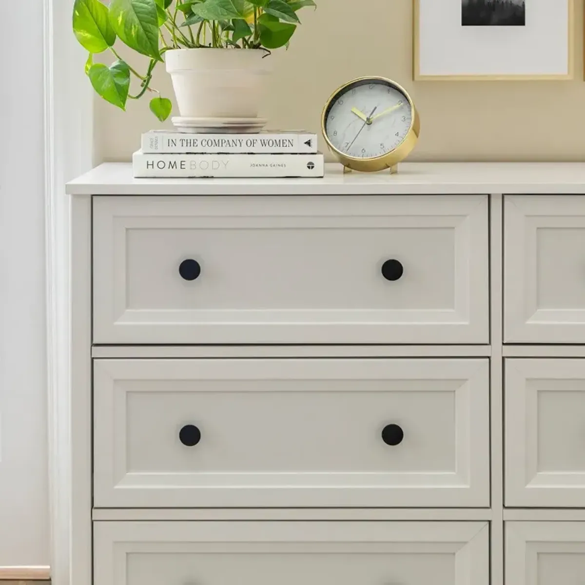 Oakland White 6-Drawer Dresser