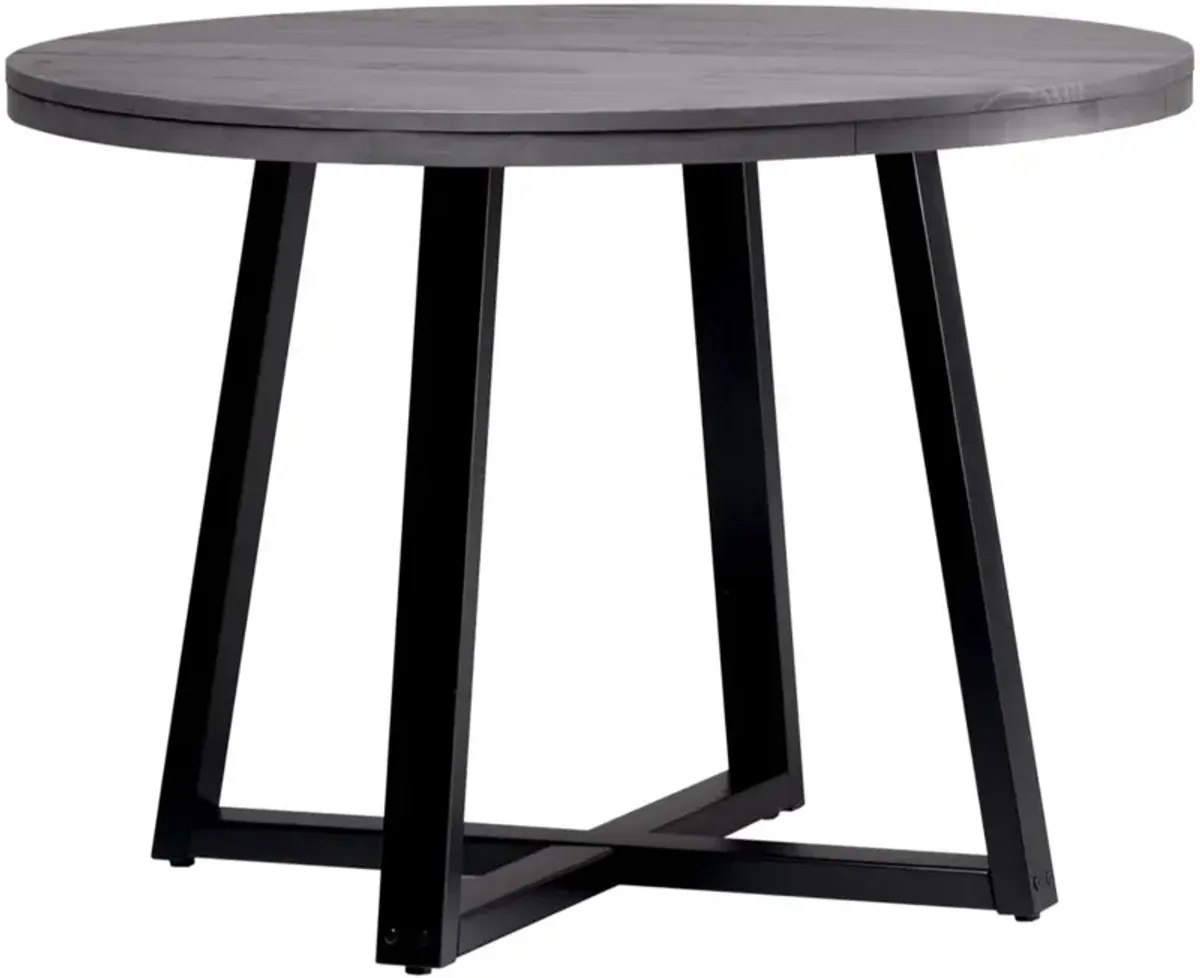 Durango 42" Distressed Gray Round Dining Table