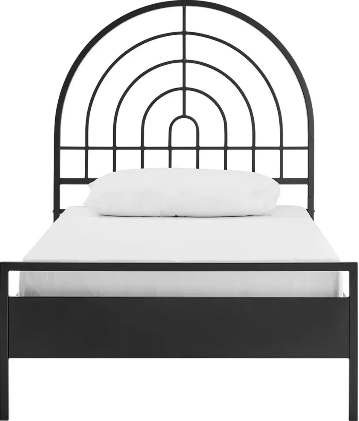 Jody Black Metal Twin Bed