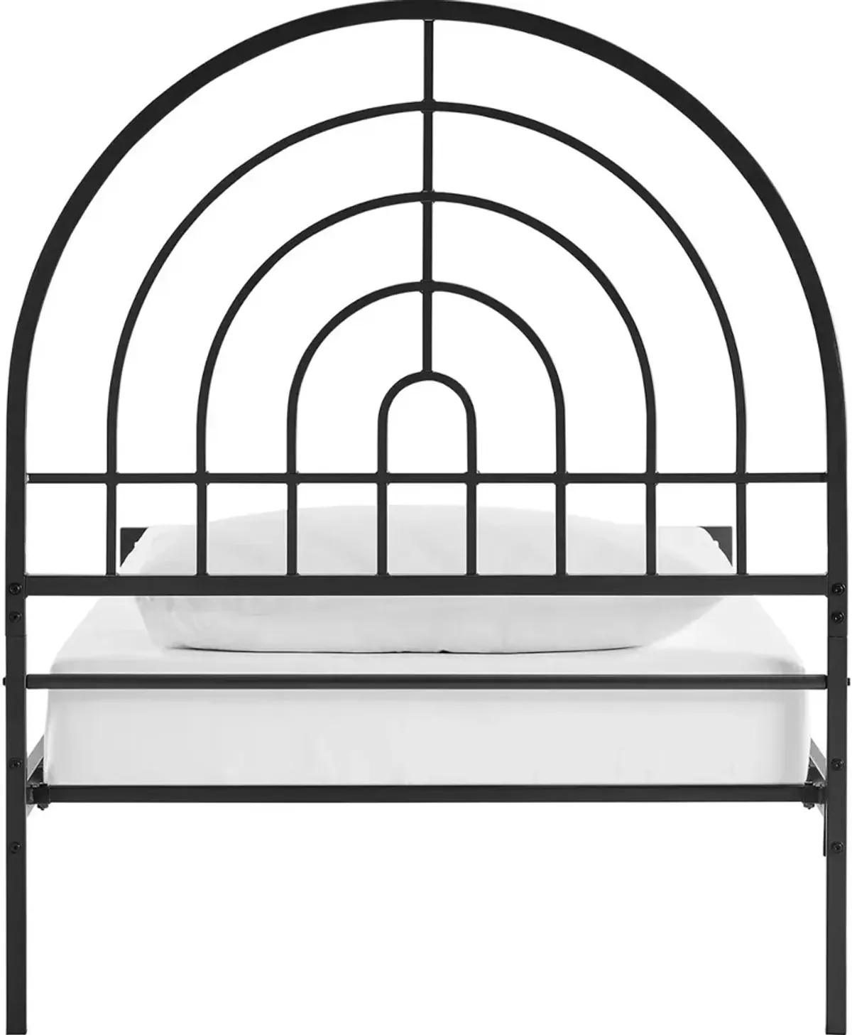 Jody Black Metal Twin Bed