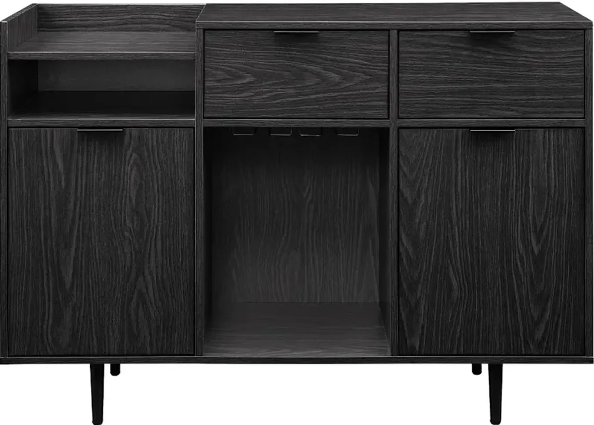 Lincoln 48" Graphite Bar Cabinet