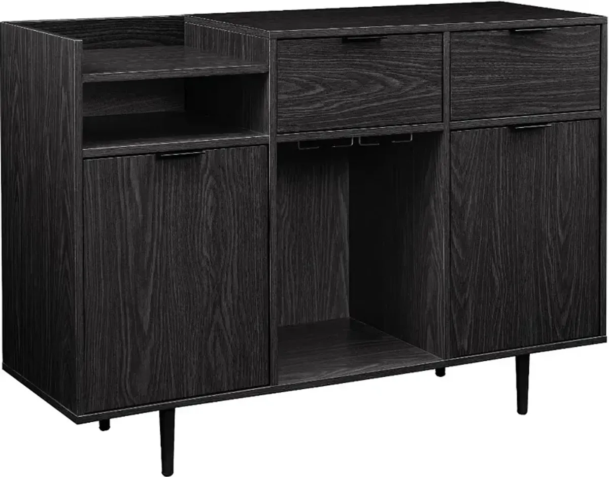 Lincoln 48" Graphite Bar Cabinet