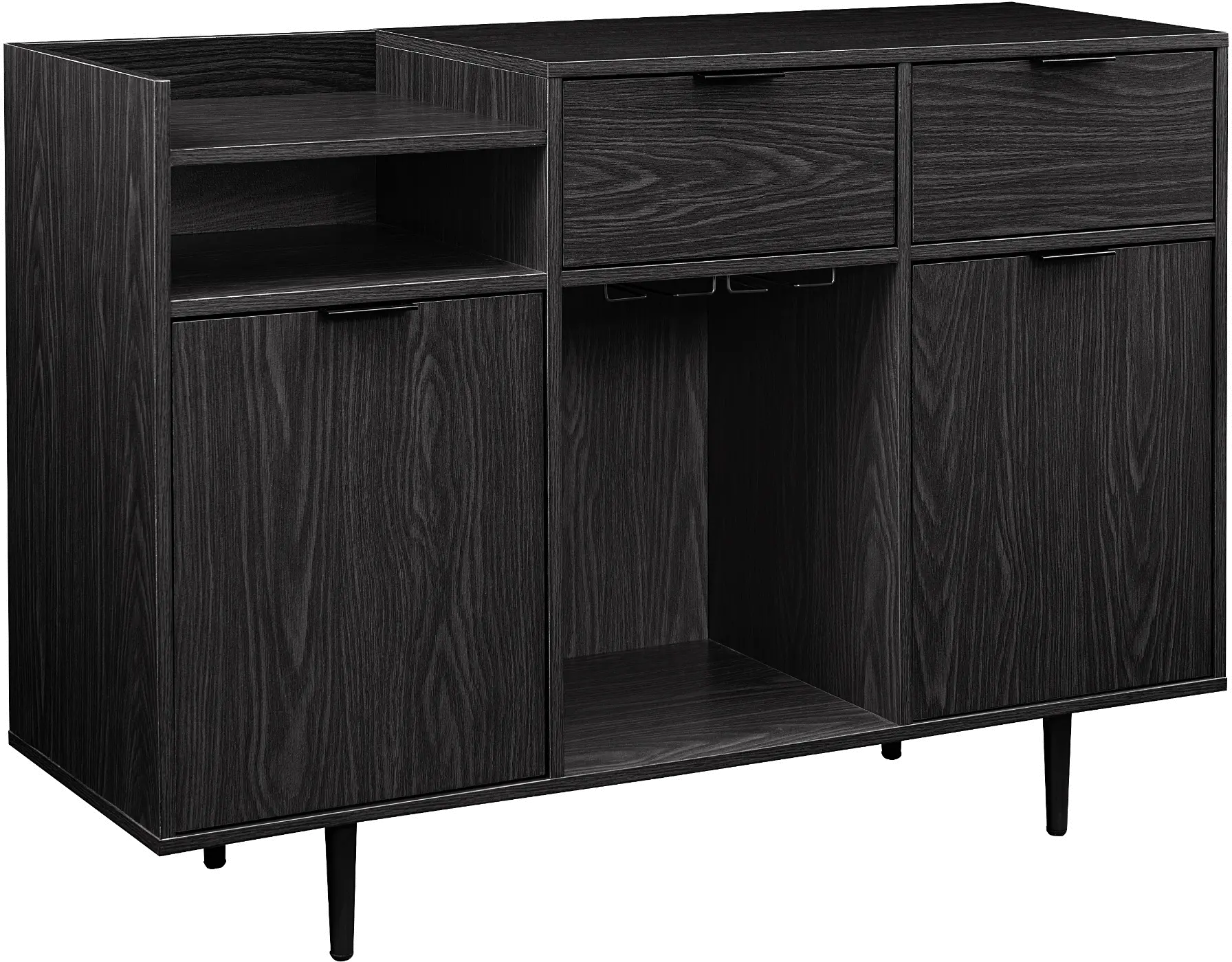 Lincoln 48" Graphite Bar Cabinet