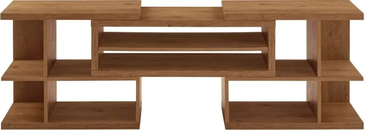 Morocco English Oak Adjustable TV Stand