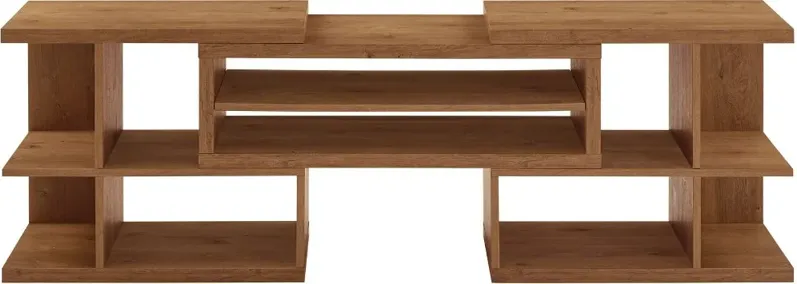 Morocco English Oak Adjustable TV Stand