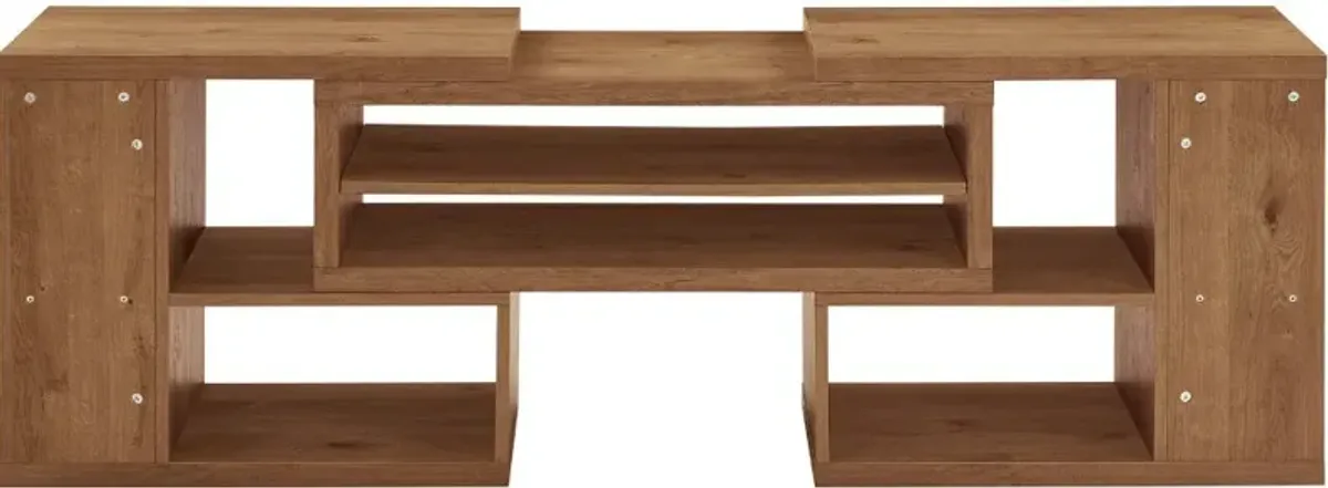 Morocco English Oak Adjustable TV Stand