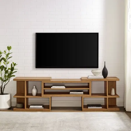 Morocco English Oak Adjustable TV Stand