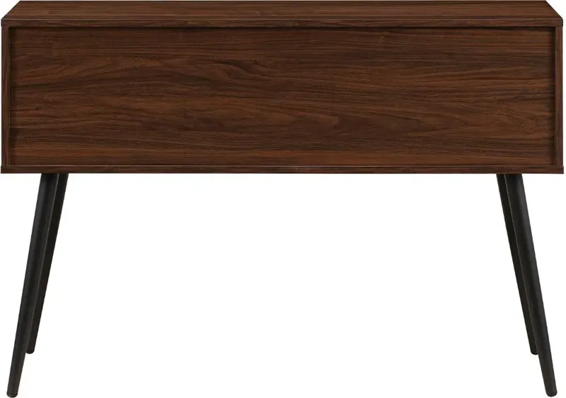 Nora Dark Walnut Entry Table with Drawers