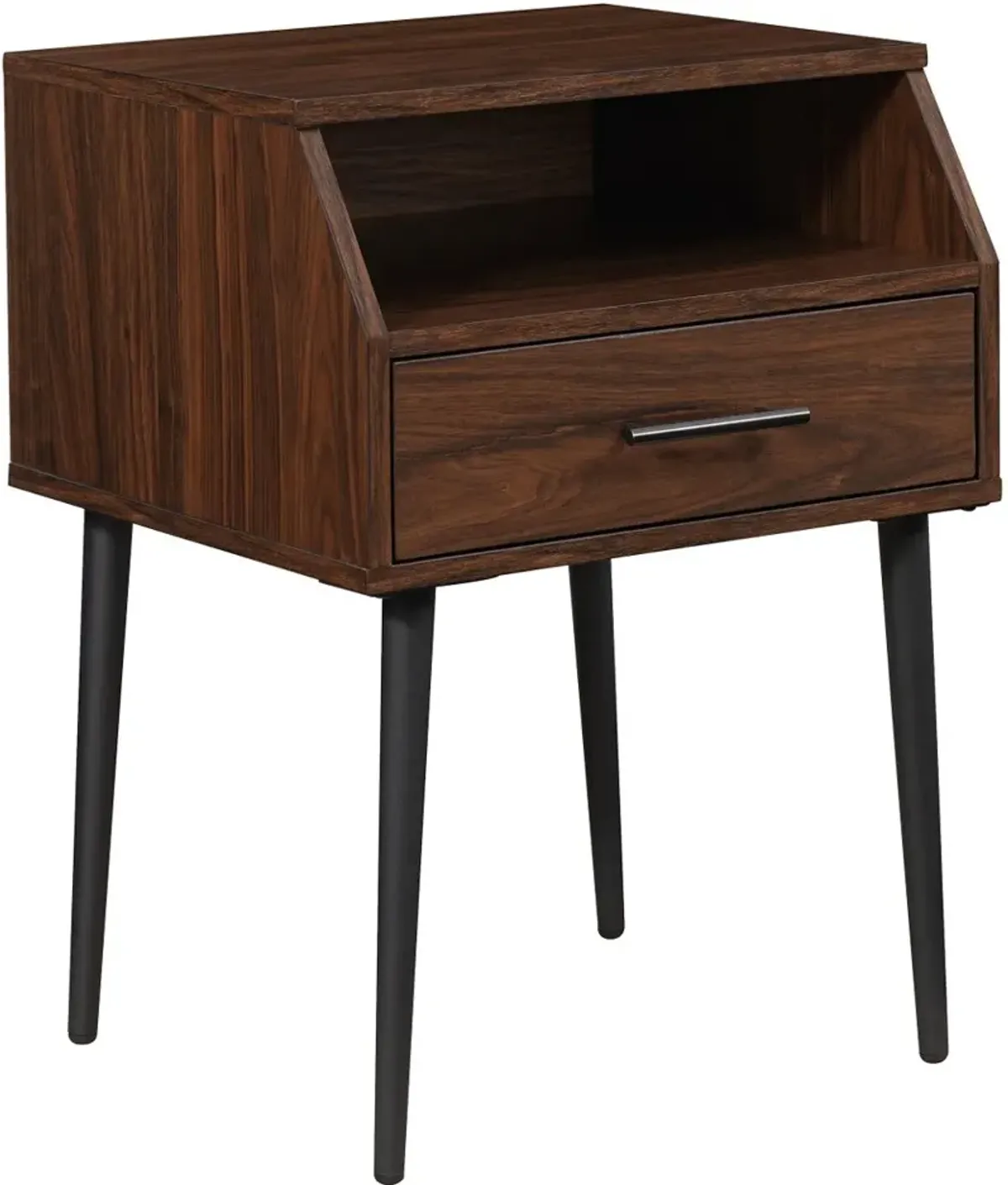 Nora Dark Walnut Side Table