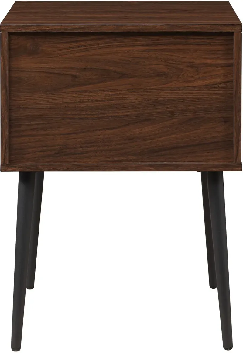 Nora Dark Walnut Side Table