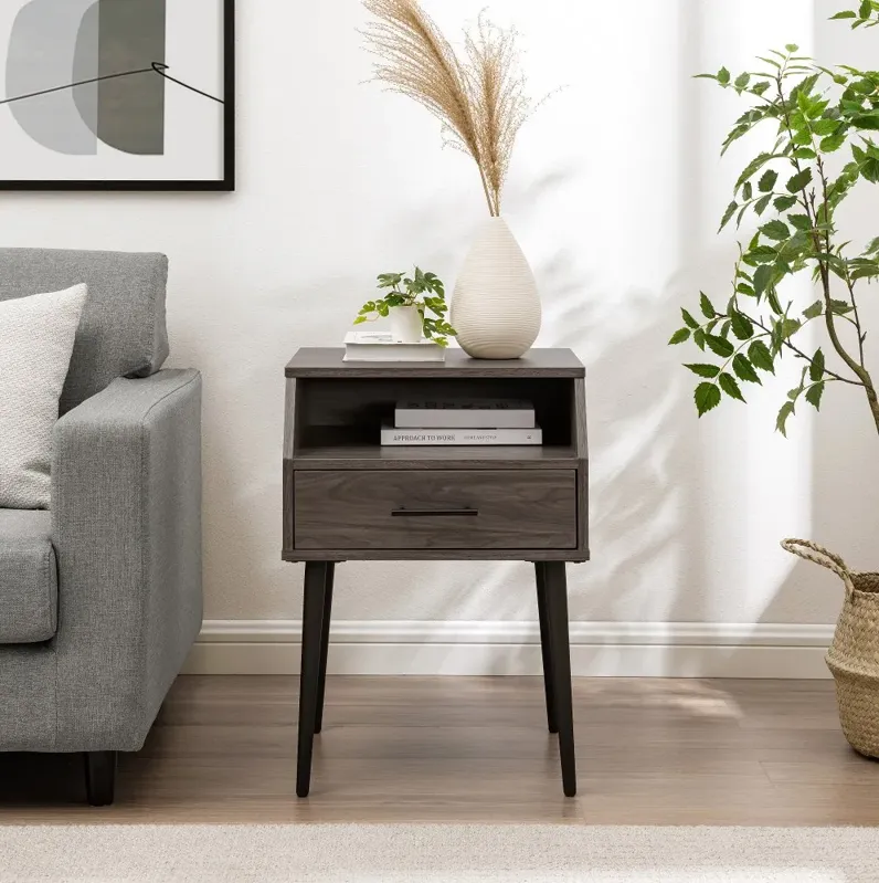 Nora Slate Gray Side Table