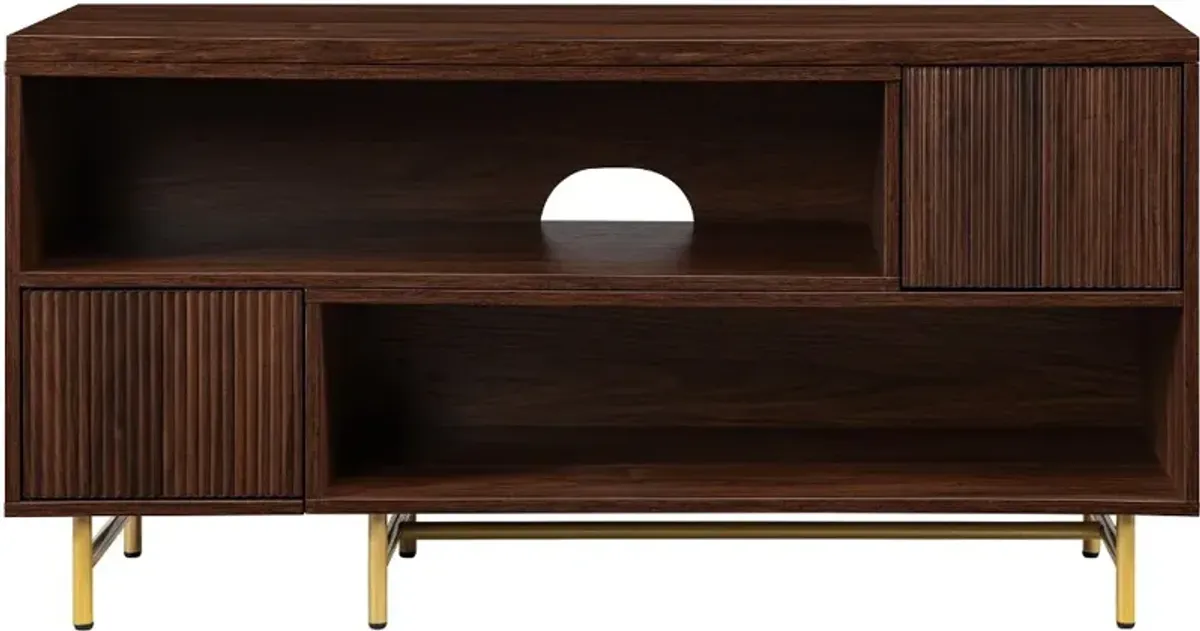 Reema Dark Walnut Expandible TV Stand