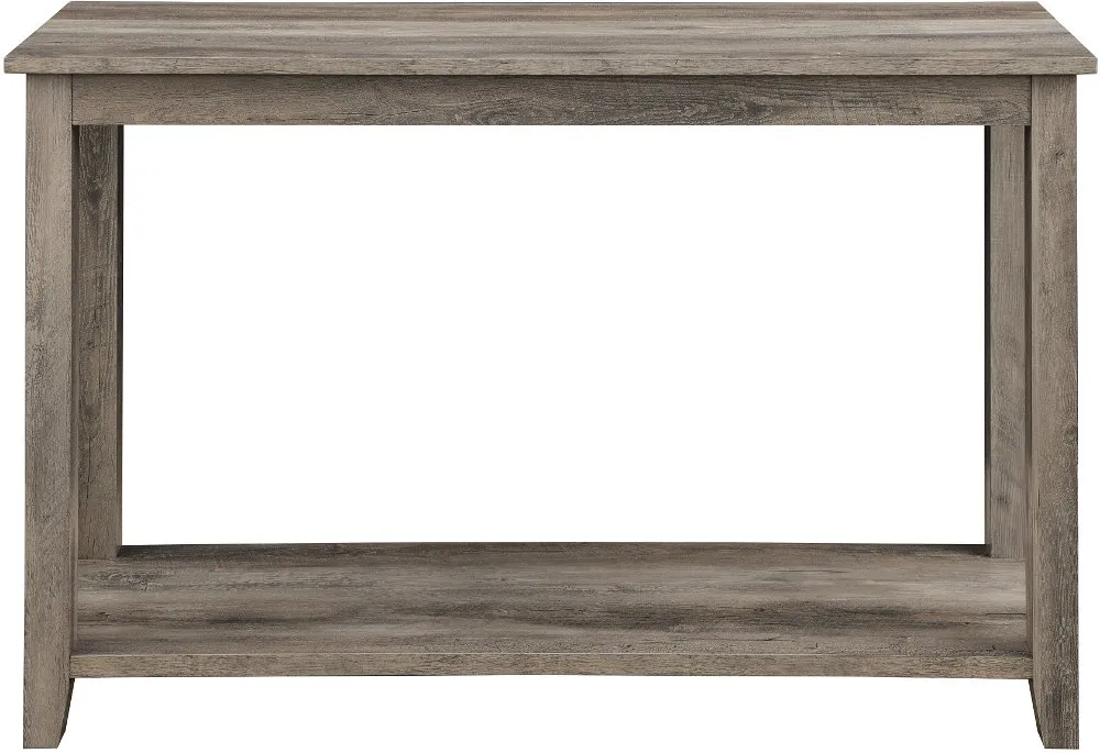 Simplicity Gray Wash Sofa Table