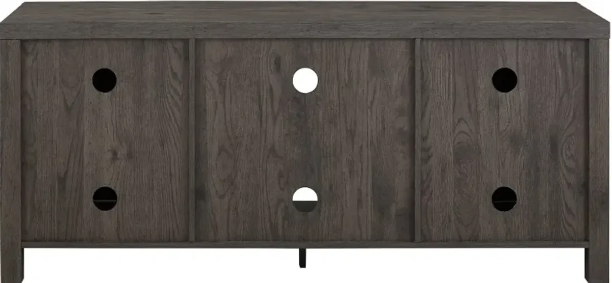 Barn Door Modern Farmhouse Sable Gray 59" TV Stand