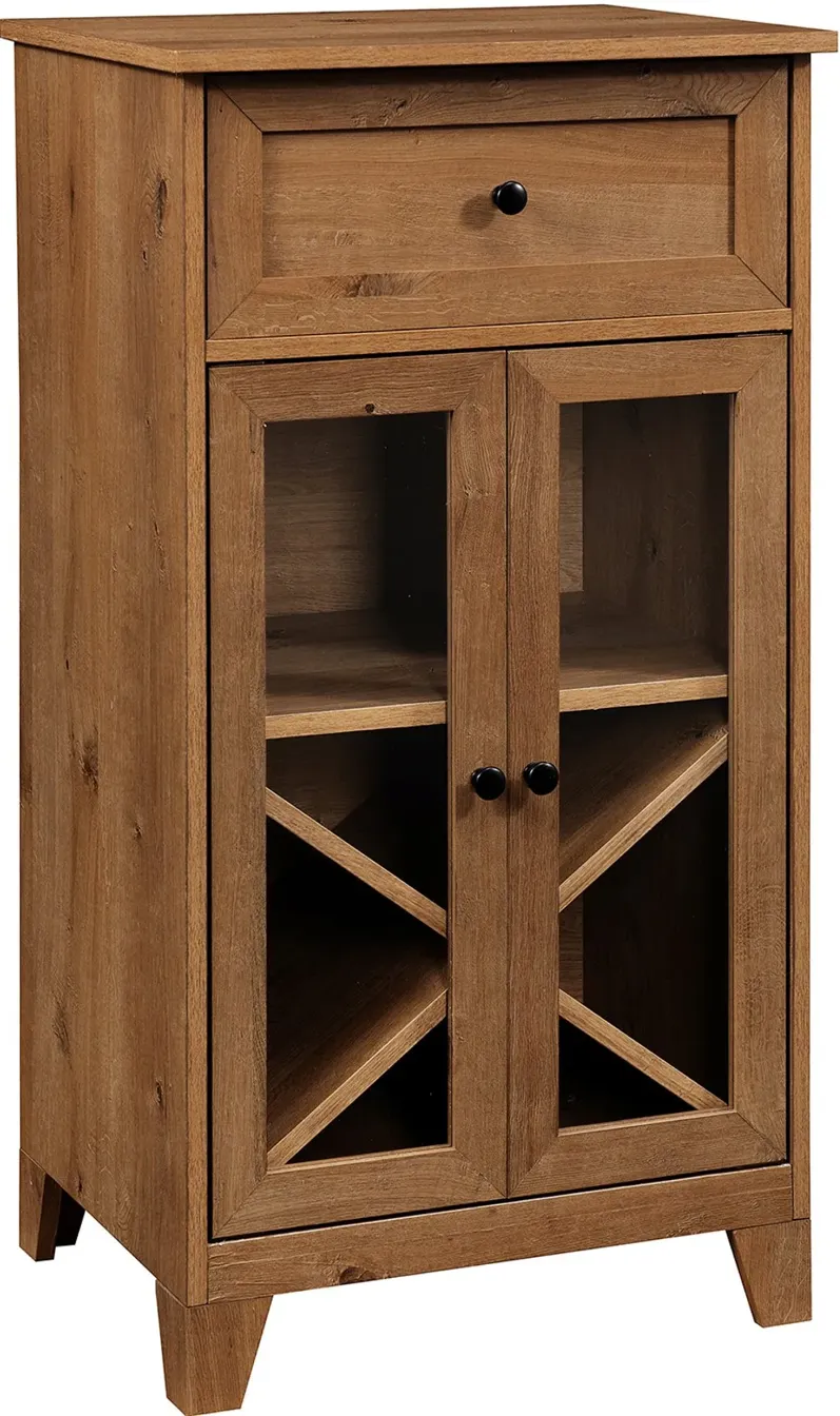 Wiley English Oak Two-Door BarCabinet