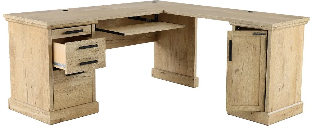 Aspen Post Prime Oak L-Desk