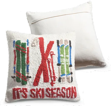 18 Inch Ski Season Pillow