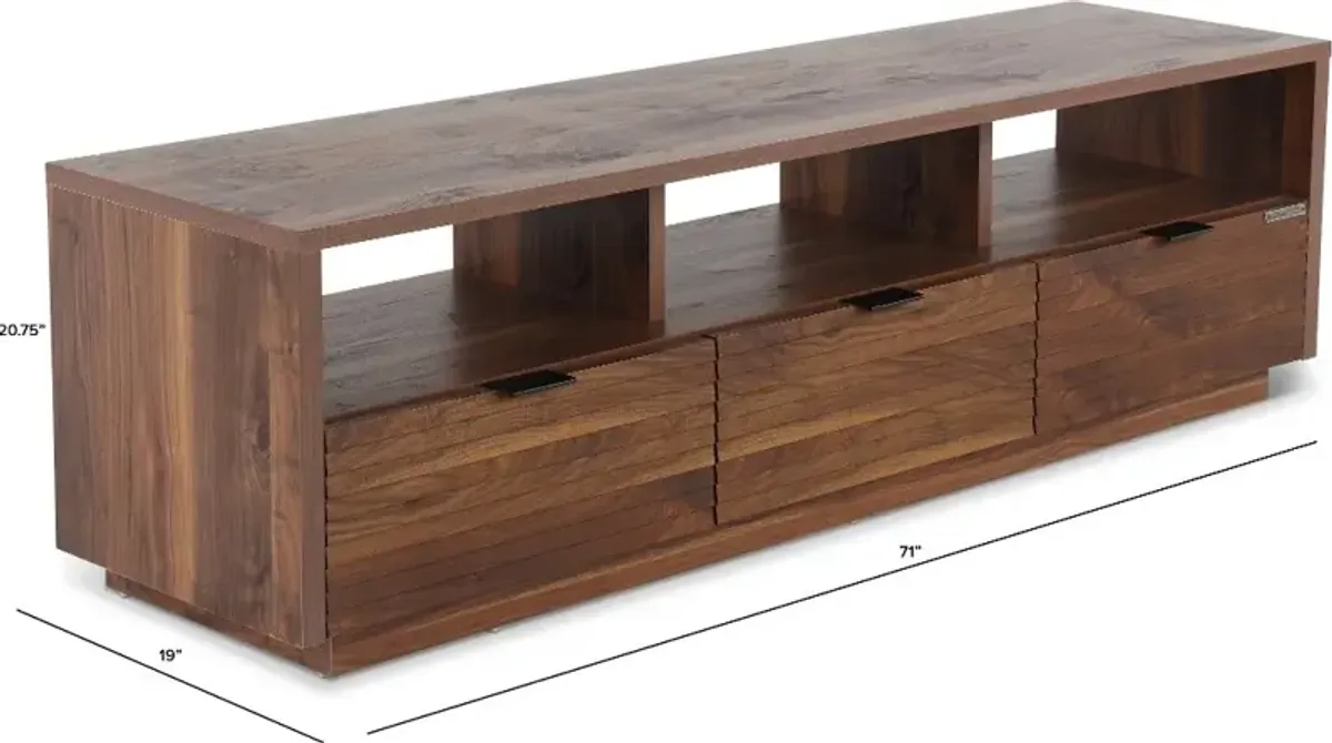 Harvey Park 72" Walnut TV Stand