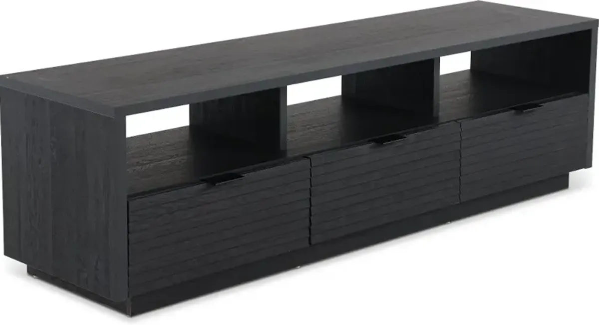 Harvey Park 72" Black TV Stand