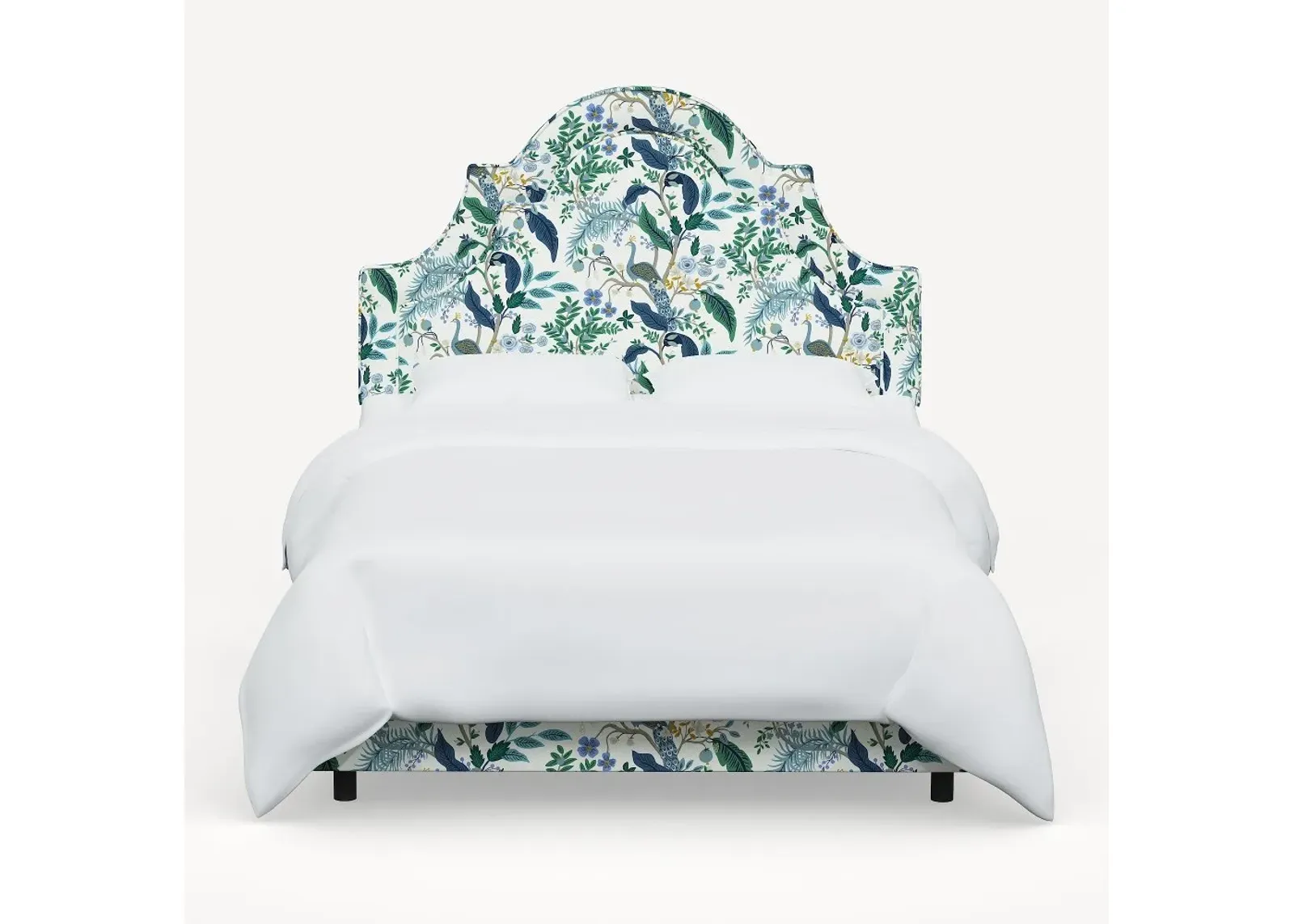 Rifle Paper Co. Marion Blue Peacock Twin Bed