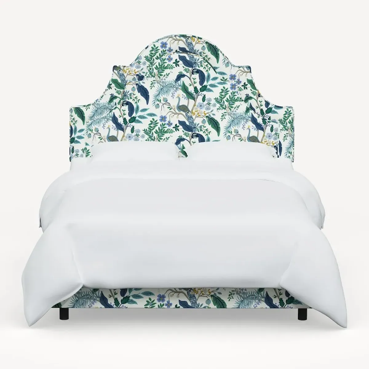 Rifle Paper Co. Marion Blue Peacock Twin Bed