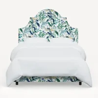Rifle Paper Co. Marion Blue Peacock Twin Bed