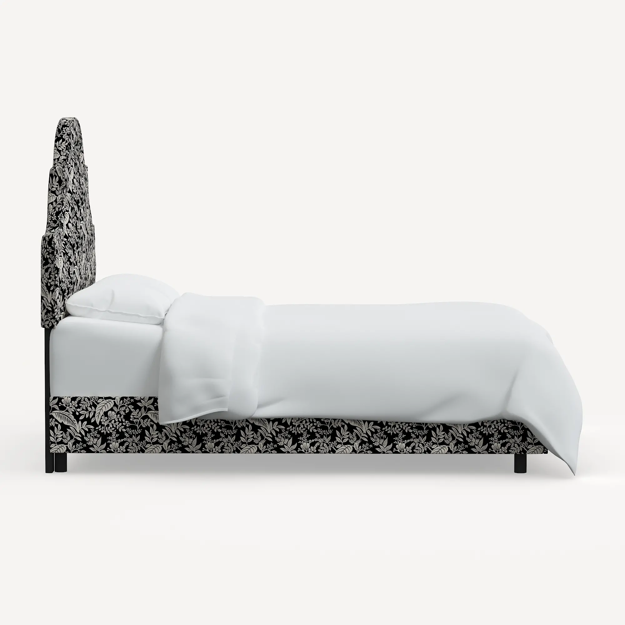 Rifle Paper Co. Marion Canopy Black & Cream Twin Bed