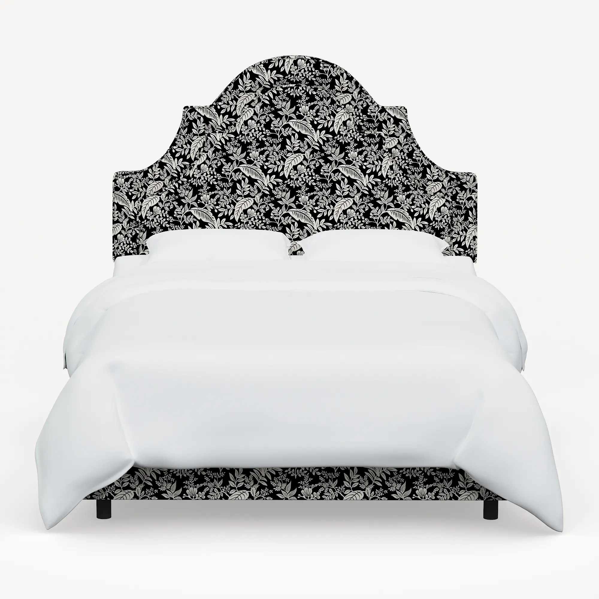 Rifle Paper Co. Marion Canopy Black & Cream Twin Bed