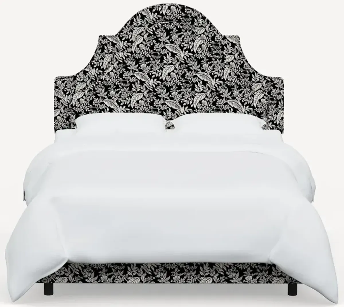 Rifle Paper Co. Marion Canopy Black & Cream Queen Bed